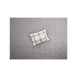 MARTHA STEWART Ivory Plaid 21 X 27 Sham